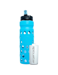 Botella Purificadora de Agua Epic 0.95L Vidrio Borosilicato