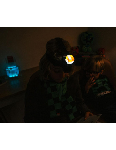 Linterna Frontal Minecraft Brownstone Ukonic 10.16 cm Ajustable