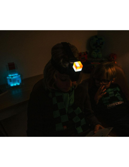 Linterna Frontal Minecraft Brownstone Ukonic 10.16 cm Ajustable