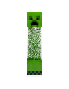 Lámpara LED Creeper Minecraft 30.48 cm Verde Portátil