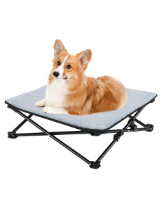 Cama Elevada Mediana para Perros Veehoo 73.7x73.7cm Plegable