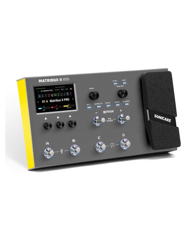 Pedal de Efectos de Guitarra Sonicake Matribox II Pro - 240+ Efectos
