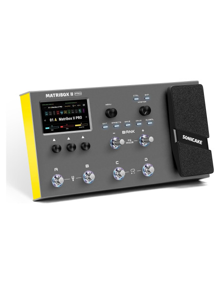 Pedal de Efectos de Guitarra Sonicake Matribox II Pro - 240+ Efectos