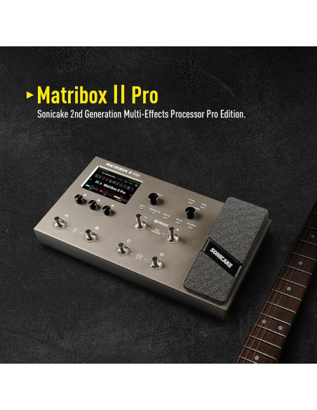 Pedal de Efectos de Guitarra Sonicake Matribox II Pro - 240+ Efectos