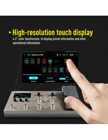 Pedal de Efectos de Guitarra Sonicake Matribox II Pro - 240+ Efectos