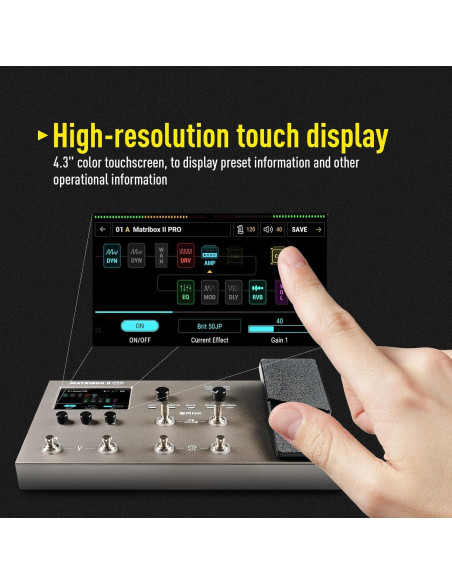 Pedal de Efectos de Guitarra Sonicake Matribox II Pro - 240+ Efectos