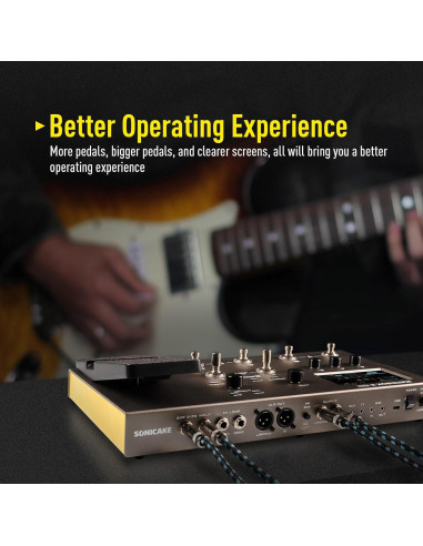 Pedal de Efectos de Guitarra Sonicake Matribox II Pro - 240+ Efectos