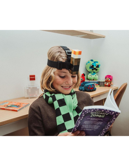 Linterna Frontal Minecraft Brownstone Ukonic 10.16 cm Ajustable