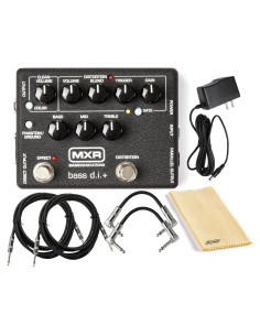 Pedal de Efectos MXR M80 Bass D.I.+ con Salida XLR y Accesorios