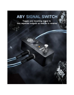 Pedal Interruptor ABY Donner AB True Bypass 9V 249g 2