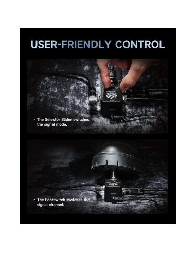 Pedal Interruptor ABY Donner AB True Bypass 9V 249g