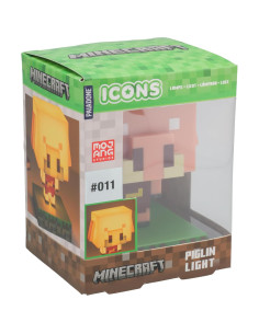 Lámpara Nocturna LED Paladone Piglin Minecraft - Multicolor 2