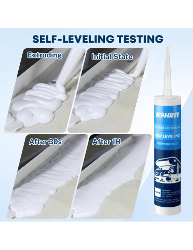 Sellador de Techo Autonivelante Kohree 2 Paquetes 0.96kg