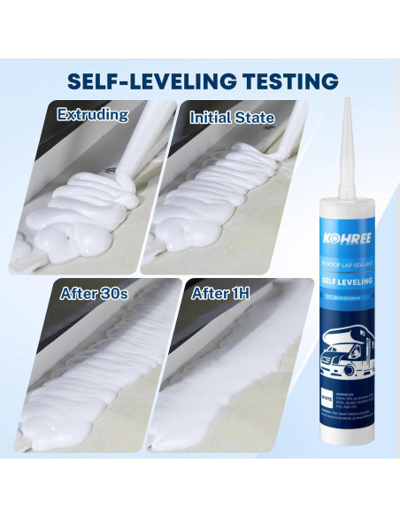 Sellador de Techo Autonivelante Kohree 2 Paquetes 0.96kg