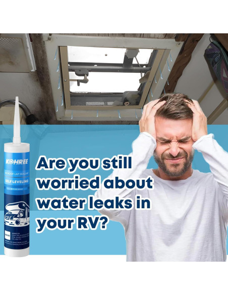 Sellador de Techo Autonivelante Kohree 2 Paquetes 0.96kg