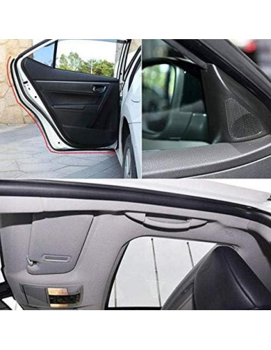 Sellador de Caucho Butilo Poweka 15ft para Faros y Parabrisas