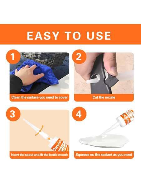 Sellador de Techo Autonivelante Deyisha 4 Paquetes 1.8kg