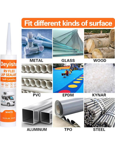 Sellador de Techo Autonivelante Deyisha 4 Paquetes 1.8kg