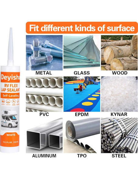 Sellador de Techo Autonivelante Deyisha 4 Paquetes 1.8kg