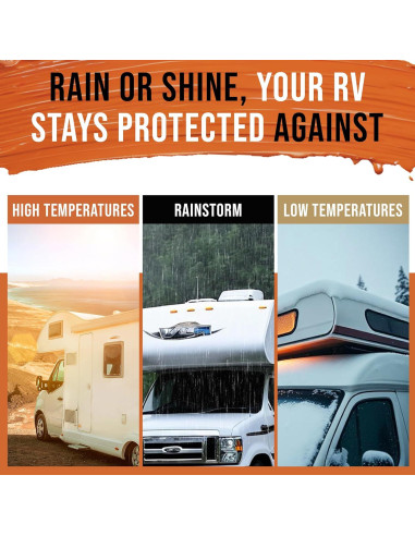 Recubrimiento de Techo BEEST RV Blanco 3.78L Sellador Elastomérico