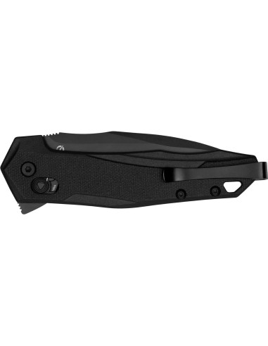 Cuchillo de bolsillo Kershaw Monitor, hoja D2 7.6 cm, negro