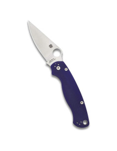 Cuchillo Plegable Spyderco Para Military 2 Azul Medianoche 8.89 cm