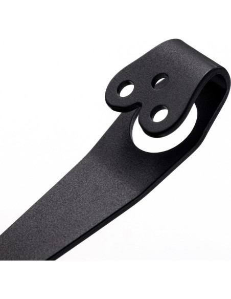 Clip de bolsillo de titanio hiSpkNix para cuchillos Spyderco