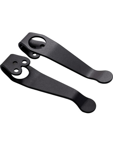 Clip de bolsillo de titanio hiSpkNix para cuchillos Spyderco