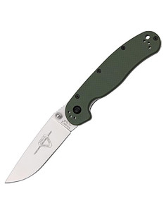 Cuchillo Carpeta Ontario Rat II Verde OD 7.62 cm Acero Inoxidable