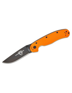 Cuchillo Plegable Ontario Knife Rat II Linerlock Naranja