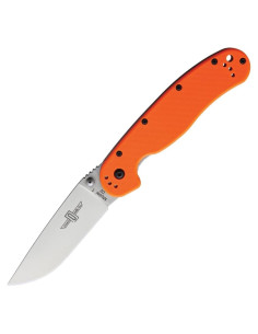Cuchillo Plegable Ontario Knife Company Rat I Naranja D2 8.89 cm