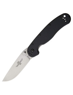 Cuchillo Ontario Rat 1 Linerlock Negro 21.6 cm