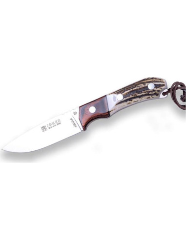 Cuchillo de Caza Joker Águila CC105, Hoja MOVA 10.5 cm, Cuerno de Ciervo