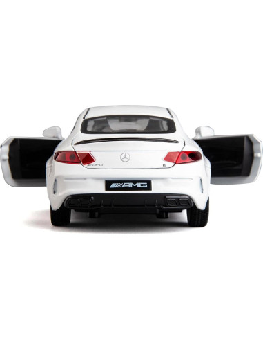 Coche Juguete Mercedes-Benz C63 AMG 1:32 RMZ City Blanco
