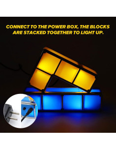 Luz Nocturna LED Apilable LOSCHEN 7 Colores para Niños 2