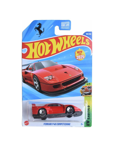 Hot Wheels Ferrari F40 Competizione 1:64 Mattel Rojo
