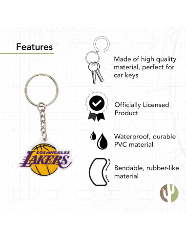 Llave de Llavero Los Angeles Lakers - Desert Cactus - PVC