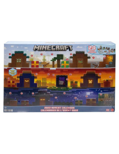 Calendario de Adviento Minecraft Mattel con 24 Sorpresas y Figuras