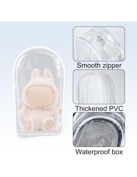 Bolsa de exhibición de muñecas PVC BOXOB 19.5x11cm con llavero Bolsa de exhibición de muñecas PVC BOXOB 19.5x11cm con llavero
