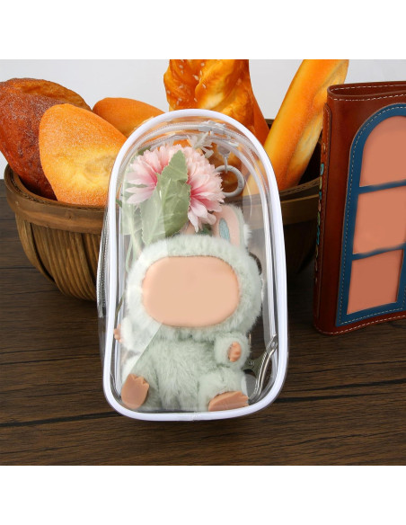 Bolsa de exhibición de muñecas PVC BOXOB 19.5x11cm con llavero Bolsa de exhibición de muñecas PVC BOXOB 19.5x11cm con llavero