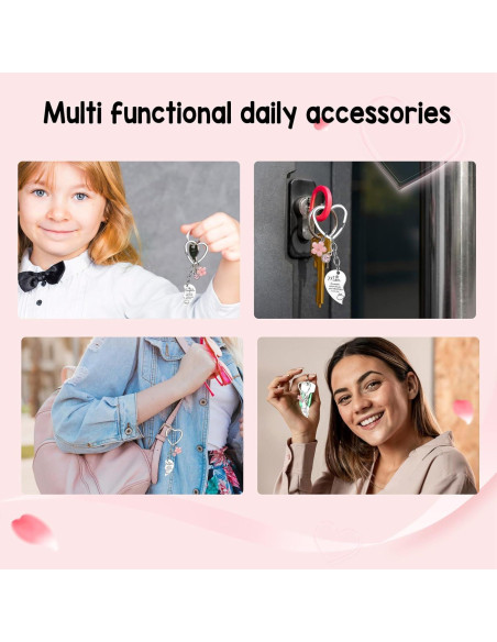 Llaveros Corazón a Juego Mamá e Hija con Rhinestone Rosa Llaveros Corazón a Juego Mamá e Hija con Rhinestone Rosa