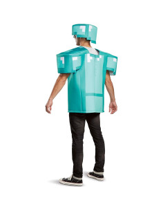 Disfraz Hombre Minecraft Armadura Clásica Talla Única 2
