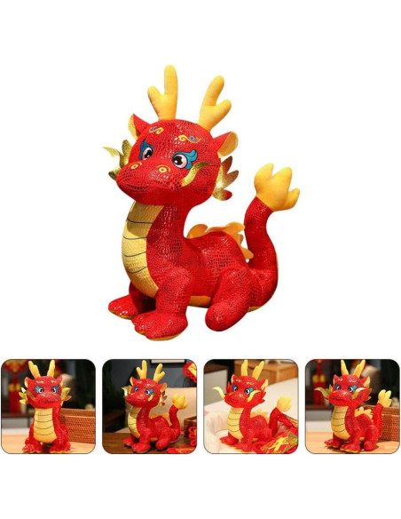 Muñeco de Peluche Dragón Chino Alipis 24cm Año Nuevo 2024 Muñeco de Peluche Dragón Chino Alipis 24cm Año Nuevo 2024