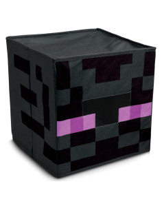 Máscara de Cabeza de Bloque Enderman Minecraft Disfraz 14+