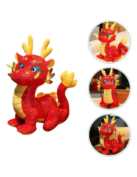 Muñeco de Peluche Dragón Chino Alipis 24cm Año Nuevo 2024 Muñeco de Peluche Dragón Chino Alipis 24cm Año Nuevo 2024