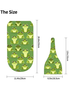 Manta de Envoltura para Recién Nacidos KiuLoam Ranas Verdes 2