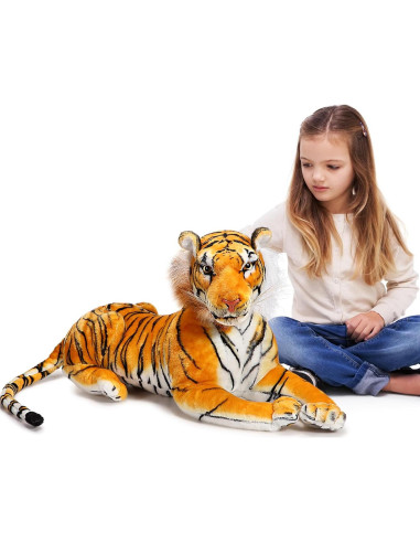 Tigre de Peluche Grande Syhood 70 cm Suave y Duradero