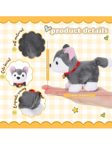 18 Perros de Peluche Mini Aoriher 12 cm Suaves y Lindos