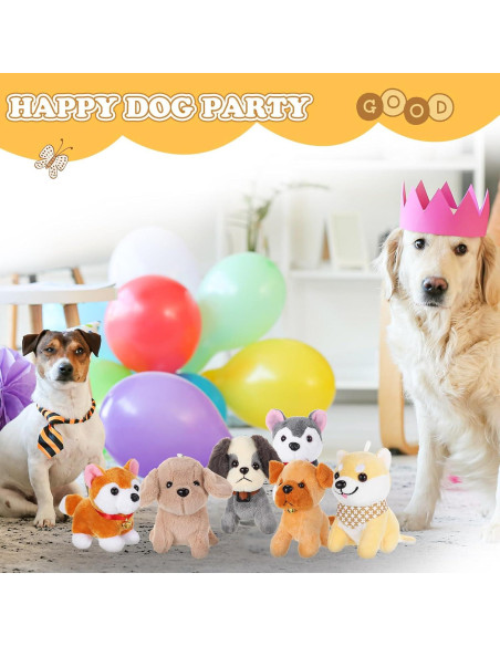 18 Perros de Peluche Mini Aoriher 12 cm Suaves y Lindos