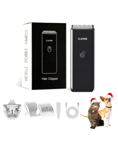 Cortapelos Profesional para Mascotas Founouly MAP005 - Impermeable, Inalámbrico, Recargable, Cuchillas de Cerámica